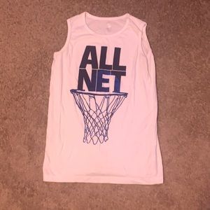 Sleeveless White Tank Top (Kids)